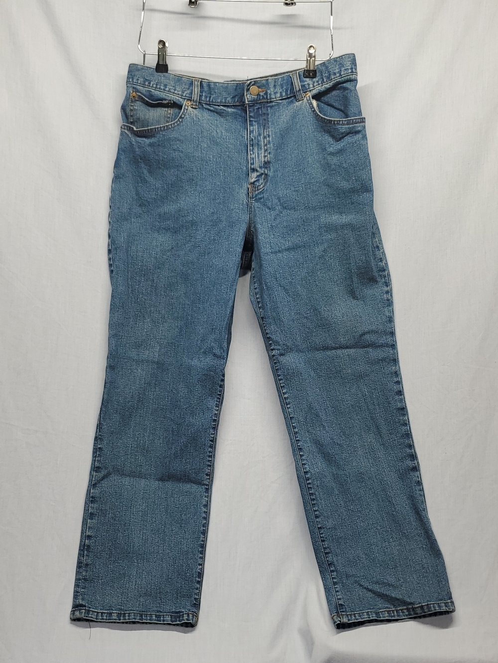 Lauren Ralph Lauren Classic Straight Leg Jeans in Blue Denim #338